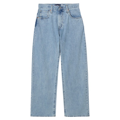 商场同款蓝标女士BARREL弯刀裤