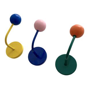 冰箱贴磁吸挂钩强力磁铁磁吸式木球免打孔厨房收纳粘钩入户门无痕