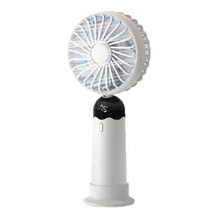 能适2025新款手持小风扇持久续航户外学生上课静音充电风扇小型儿童手持小风扇挂脖散热宝妈吹辅食电扇大风力