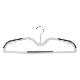 御仕家短颈衣架缩脖子防滑无痕防肩角衣架挂衣家用柜矮晾大衣服撑