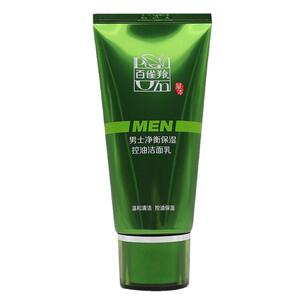 百雀羚洗面奶男士专用净衡保湿控油洁面乳深层清洁平衡水油清爽正