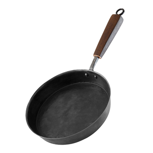 铁娃公社手工锻打铁锅小煎锅平底煎锅平底锅煎蛋牛排无涂层不粘锅