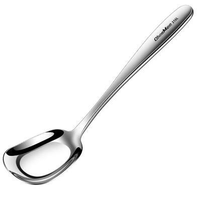 儿童喂饭304不锈钢勺子创意方形