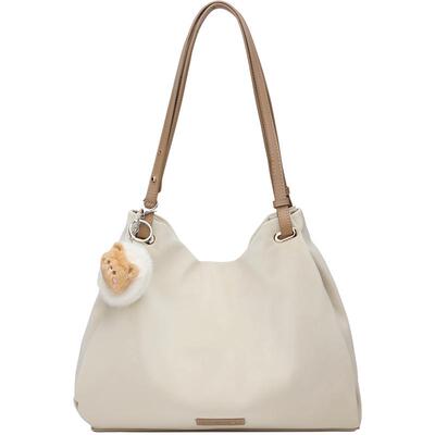 稻草人包包简约时尚大容量托特包