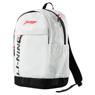 李宁双肩包男女款大容量防泼水电脑包旅行出差包学生书包ABSV105