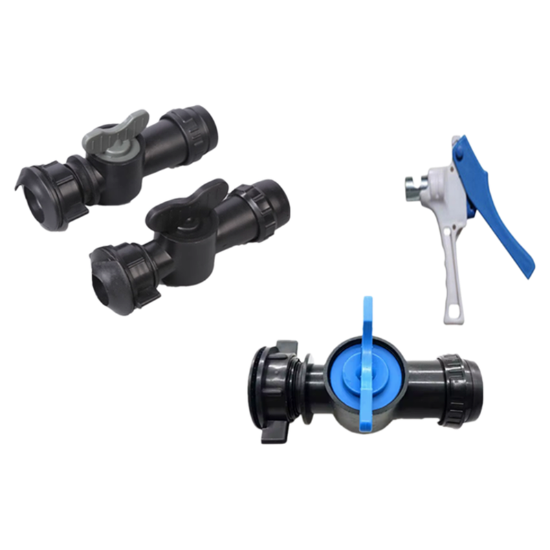 新料旁通开关阀配件16mm滴灌带接头1寸微喷带旁通喷灌带滴管接头