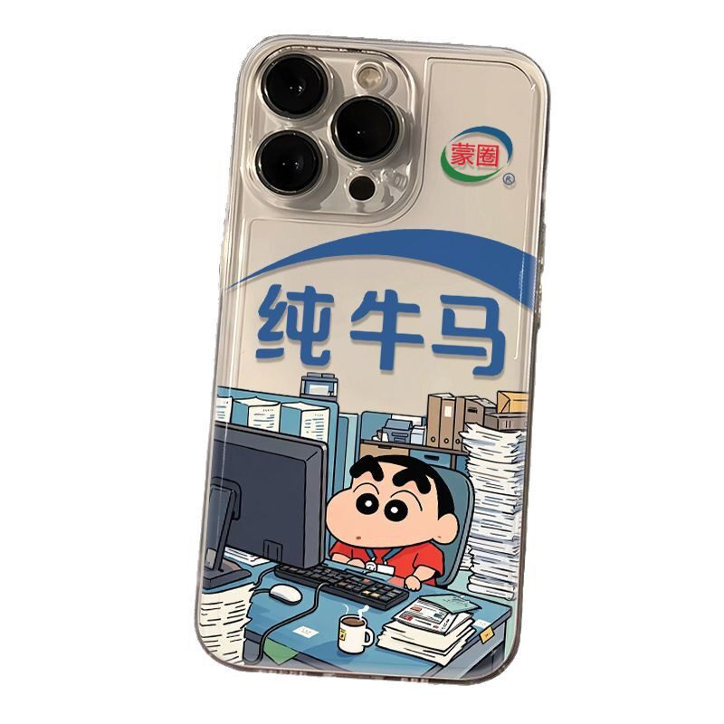 纯牛马小新小米oppovivo手机壳