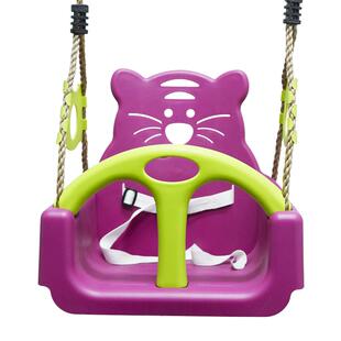 博海儿童秋千室内户外家用婴幼儿荡秋千 宝宝吊绳吊椅小孩庭院