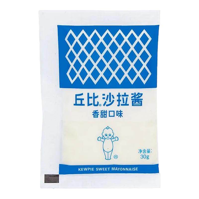 丘比香甜沙拉酱袋装三明治汉堡拌蔬菜水果寿司包饭酱料便携小袋装