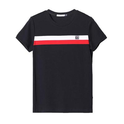 ELLEActive撞色条纹短袖设计感