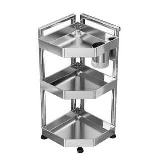 信芷厨房置物架调料品架子多功能调味料台面灶台转角多层收纳架子