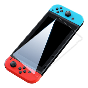 锦读Jemdo适用任天堂switch钢化膜AR屏幕膜switcholed高清防指纹ar增透降反射ns游戏机防反光配件保护壳siwch