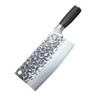 手工锻打斩切刀家用菜刀高锰钢特快厨师切肉切菜刀商用中式斩骨刀