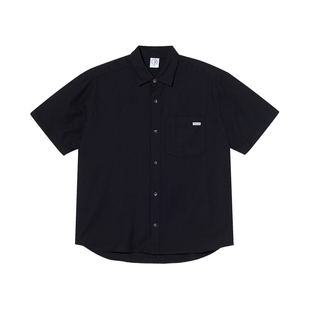 Polar Skate Co Mitchell Shirt 贴布logo翻领简约中性风短袖衬衫