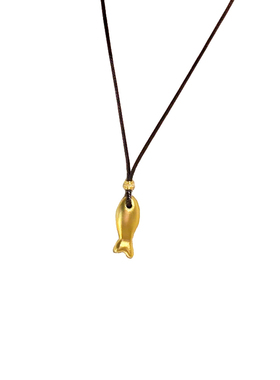 新年18K金新中式年年有鱼吊坠