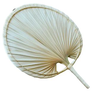 蒲扇舞蹈道具簪花雨手工编织芭蕉扇成人舞台跳舞表演专用老式葵扇