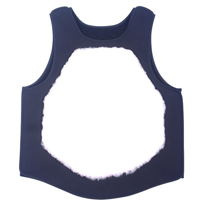 纯羊毛皮毛一体背心马甲挡风神器