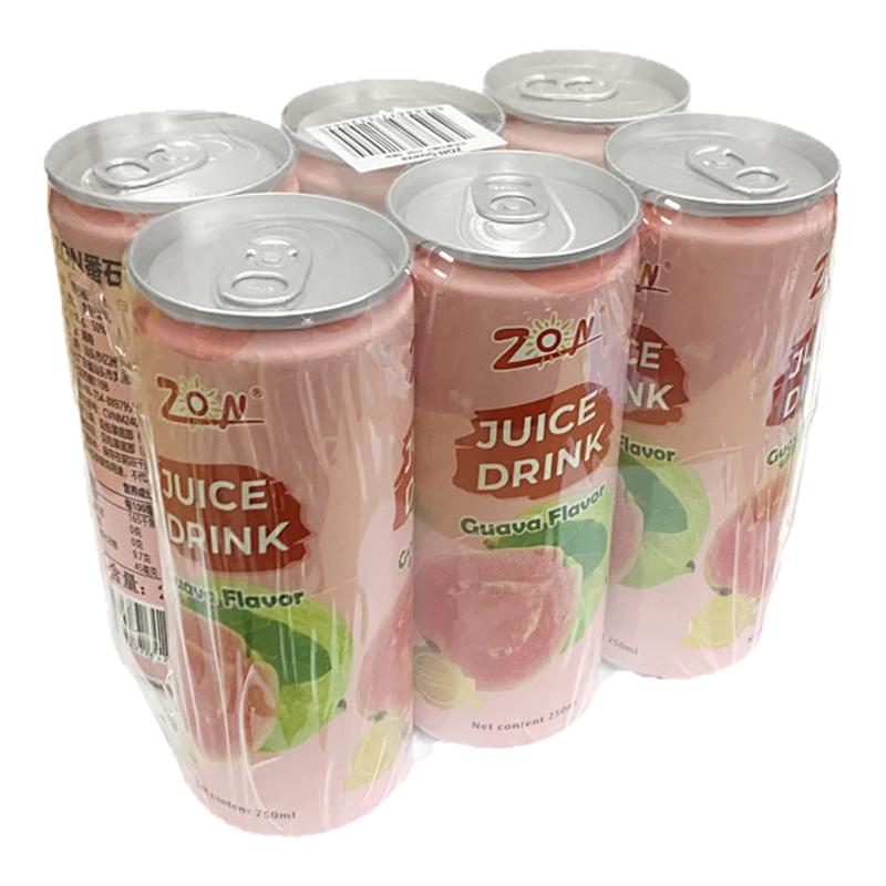 6连罐越南进口ZON果味果汁饮料