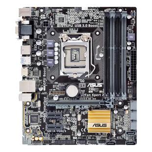 Asus/华硕 B85M-G PLUS台式机主板支持LGA1150 针脚 DDR3