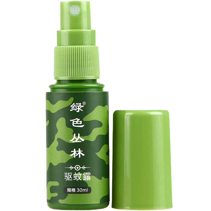 绿色丛林驱蚊液喷雾长效户外露营防虫/防蚊用品