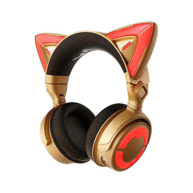 妖舞猫耳耳机DJ电音重低音HIFI无线音乐蓝牙头戴式有线电脑耳麦