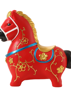 唐彩马到成功小摆件年会文创礼品