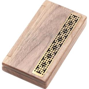 非洲酸枝木便携香盒随身线香香盒沉香香插旅行便携式小香炉储香盒