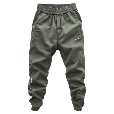 夏季男士潮流休闲刺绣束脚哈伦裤