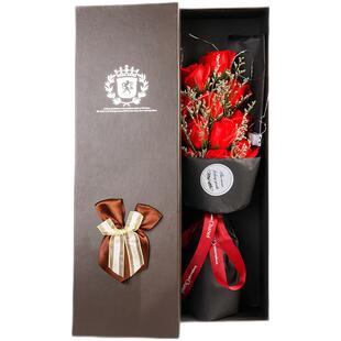 生日礼物女生永生花红玫瑰礼盒仿真鲜香皂花实用浪漫惊喜送妈妈