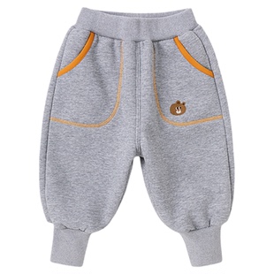 嘟嘟家男童运动裤冬装儿童裤子加绒女童长裤宝宝衣服男宝冬装洋气