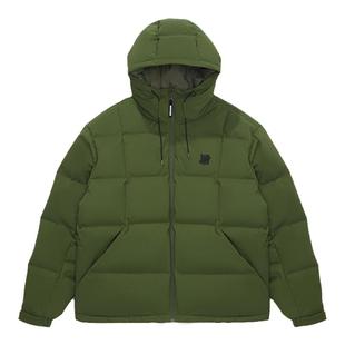 【五条杠连帽羽绒服】UNDEFEATED美式防泼水拉链戴帽羽绒服