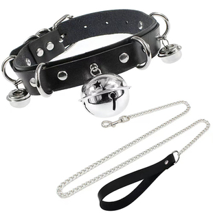 铃铛项圈女颈带链子puppy小圈工具choker皮质项链手铐套装k9新款