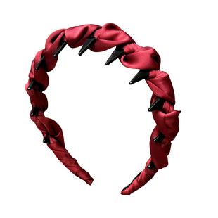 红色高颅顶发箍女款2026新款高级感压发头箍日常外戴洗脸发卡头饰