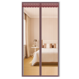 【艾草驱蚊】防蚊门帘家用魔术贴隔断磁性自吸全磁条纱门纱窗高档