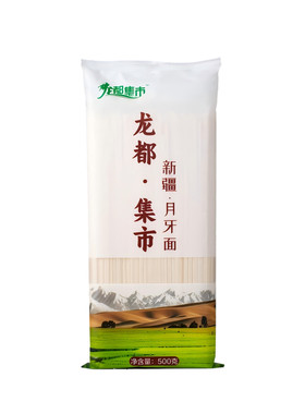 龙都集市新疆月牙面500g爽滑劲道