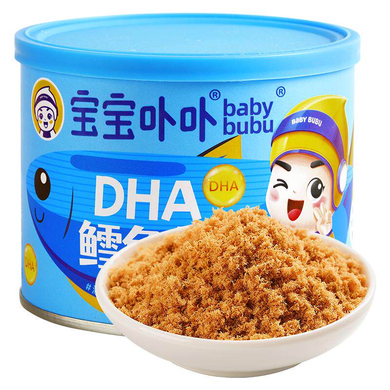 宝宝卟卟儿童鱼松双重DHA鳕鱼松早餐拌饭鱼松无添加零食营养配粥