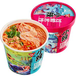 速食过桥米线云南特产酸麻辣米线米粉酸辣粉红薯粉桶装免煮早餐