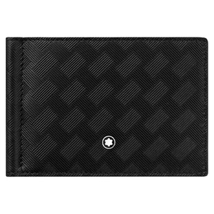 【自营】Montblanc/万宝龙风尚3.0横款6cc钱包钱夹黑色男士礼物