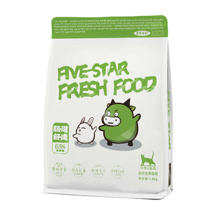 简简单单猫粮五星鲜食主粮无谷鲜肉全价全期幼猫奶糕成猫8kg/袋