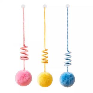 猫玩具猫咪最喜欢的自嗨解闷逗猫弹力弹簧球棒神器荡秋千挂门用品