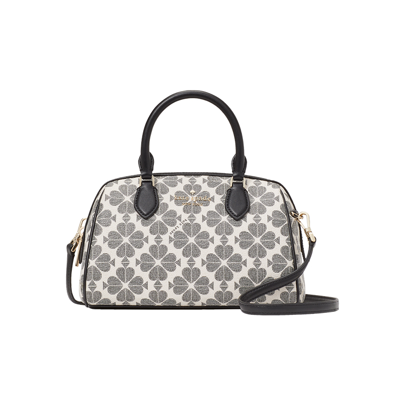 【2024新款】kate spade ks spade flower 老花斜挎手提波士顿包