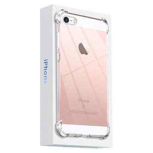 适用苹果SE气囊手机壳iPhoneSE2超薄透明保护套SE3四角防摔硅胶软壳iPSE男女简约高级感外壳