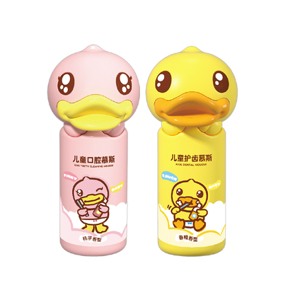 鳄鱼宝宝小黄鸭口腔慕斯