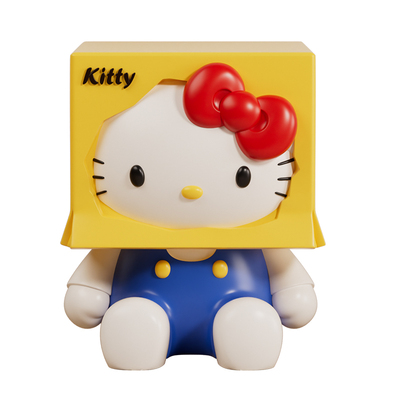 hellokitty招财猫换鞋凳落地摆件