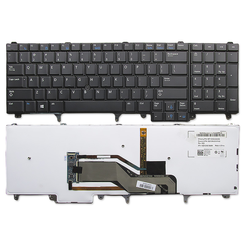 DELL戴尔 E6520 E5520 M4800 M6800 E5530 E6530 E6540 M6700键盘