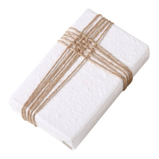 东巴手工泰国凹凸纸麻丝纸艺术礼品花草传统工艺肌理手造纸东巴纸