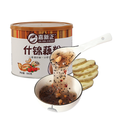 【嘉新正】代早餐坚果藕粉550g