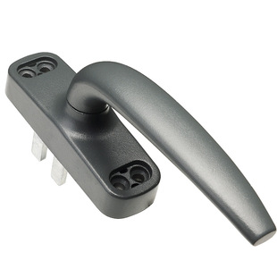 50铝合金窗户把手平开窗上悬断桥外推门窗传动拨叉执手拉手外开锁