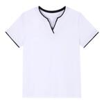 正肩v领短袖t恤女2026新款夏季爆款高端洋气女装减龄上衣半袖体恤