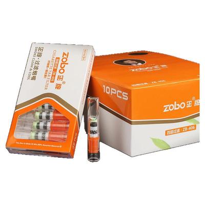 ZOBO正牌烟嘴五重过滤粗中细三用